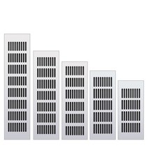 창틀 환풍기 욕실 화장실 환풍기 이동식 샤시 주방 냄새 환기 그릴 알루미늄 합금 28, 검은 색, 50x150mm