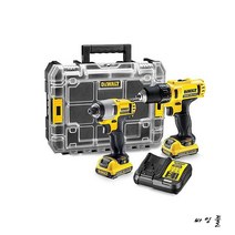 디월트 가정용 충전 콤보 공구세트 DCK211D2T, 임팩트 드라이버 + 드릴 드라이버 + LED 작업등 + 충전기 + 배터리 2개, 1세트