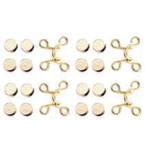 조절 가능한 허리 버클 익스텐더 세트바지용 허리 익스텐더 버튼조절 가능한 진 버튼완벽한 핏4 세트