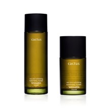 화미사 천연 비건 선인장 정제수 없는 스킨 주름 개선 미백 화이트닝 토너, 120ml