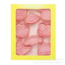 산리오 쿠키커터 포차코 쿠키틀 478899 Sanrio-3D 쿠키 커터 플라스틱 비스킷 금형 쿠로미 멜로디 헬로키티 주방 베이킹 도구 금형, NO BOX