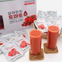 농부곳간 갈아서 끓인 생생 토마토즙100% 50포 100ml, 토마토즙 50포