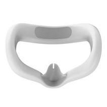 quest 2 교체용 페이스 쿠션 실리콘 페이셜 커버 브래킷 oculus quest 2 vr 액세서리용 보호 매트 아이 패드, 협력사, 하얀색