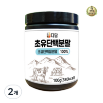 라이브잇 다담 웰푸드 초유단백 분말 100%, 100g, 12개