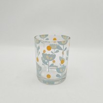 캔들용기 유리 프린트 스테인드 글라스 캔들 병 200ml, [01] floral, [01] 200ml