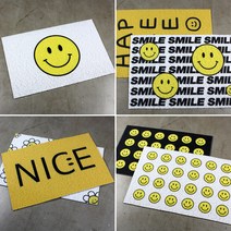 스마일 더스트 코일 매트 현관 발코니 베란다, Smile-0020, 1개