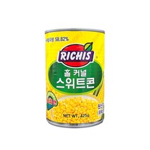 동서 리치스 홀커널 스위트콘 425g 동서 옥수수 콘 통조림, 3개