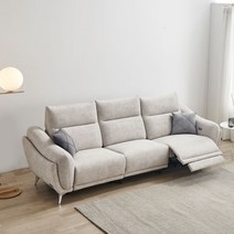 이노센트 시디니 조야원단 전동 리클라이너 4인용 소파 i103554, 오트밀