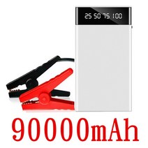 휴대용 차량 점프스타터 MEBBIL BEAR 1000A 자동차 점프 스타터 보조베터리 90000mAh 휴대용 배터리 스테이, 02 90000mAh