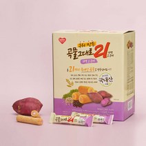 곡물그대로21 구워만든 자색고구마 과자, 900g, 1개