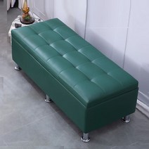 옷가게 작은소파 여성옷가게 휴게공간 작업실 대기실 초록의자 대여실 미용실 업소용 의자, L 90X폭 40X높이 40(수납) 보통 다리, 핑크(가죽)