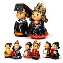 소브 SOV 전통기념품 마블인형세트 소형 외국인선물, 03.소형-신랑신부, 선택완료