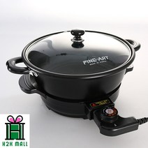 이국주샤브샤브냄비 분리형 전기냄비 멀티쿠커, 대형 BR-1200C (24X20.5cm)