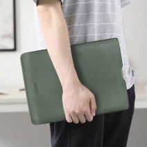 마우스패드 노트북 태블릿 감성 레자 파우치 케이스, 애플민트/13.3인치
