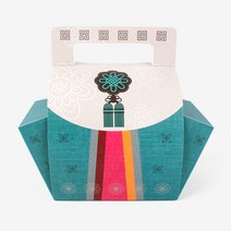 피크닉앤패키지 추석송편떡포장용기 어린이집선물포장답례품, 2개, new복주머니상자 대