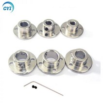커플링 호환 샤프트 커플러 1 pc m/3.17mm/4mm/5mm/6mm/6.35mm/7mm/8mm/10mm/11mm/12mm/14mm 리지드 플랜지 커플 링 모터 가이드 커넥터, 11mm
