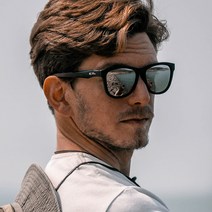 필모리스 MS-067P 편광선글라스 낚시 등산 자전거 골프 스포츠 고글 선글라스, 매트브라운블랙