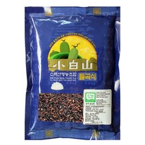 국산100% 유기농 찰흑미 1kg (2022년산)