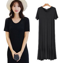 리더스 리더스 밑단 플레어 여성 롱 원피스 6컬러 여름 반팔 (5456064)