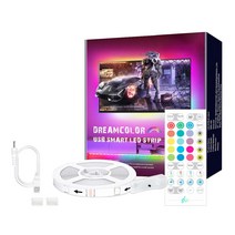 비상 루시 간접조명 RGB 5V USB 줄 LED바 10m, 단품