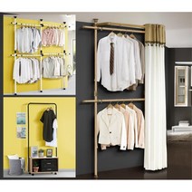 아파트 아이방 여아 남아 옷걸이 행거 공간활용 작은방 주택 안방 수납 옷장, 스탠드옷걸이