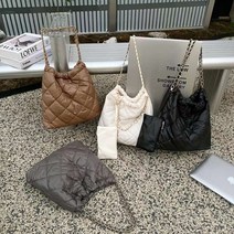 [P.ed]캐주얼 누비체인백