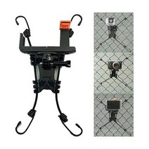 Pmansay 3 in 1 액션 카메라/디지털 카메라/스마트폰-이상적인 야구 소프트볼 테니스 게임을 녹화하기 위한 범용 카메라 백스탑 체인 링크 펜스 마운트