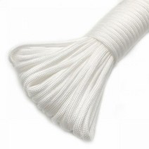 직경 31 미터 4mm 7 스탠드 코어 파라코드 생존 낙하산 코드 끈 캠핑 등산 하이킹 빨랫줄, White, 31 meters