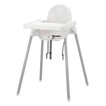 아기 원목 식당 식탁 이유식 신생아 하이체어 의자 IKEA 유아용 레스토랑 가정용 과, 화이트식판 IKEA 라벨 부착 구매