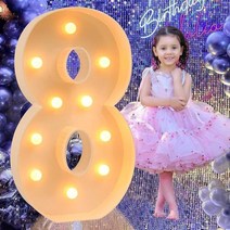 Staraise Marquee 넘버 5 대형 마키 라이트 업 6 USA 미국, Number 8