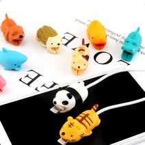 1+1 동물친구들 단선방지 케이블 보호캡, 호랑이