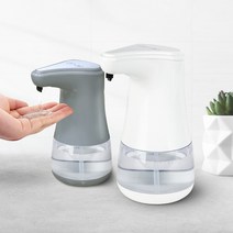 아띠홈 오토 디스펜서 손세정제 자동디스펜서 액체형 360ml, 그레이