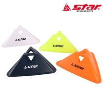 스타 트라이앵글 콘 6개세트 SA316 접시콘, 화이트 6개세트