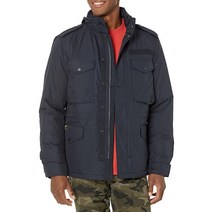 Superdry 남성용 뉴 밀리터리 M-65 재킷 카키 리버스 카모 Small