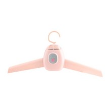 의류 관리기 옷걸이형 스타일러 옷 구김방지 먼지제거 휴대용 전기 신발 건조기 세탁실 집, 분홍색, 나