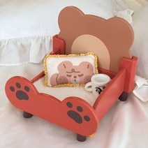 솜인형 침대 가구 인형침대 bjd 침구 5 피스 세트, 10 15 20cm 가능, 베어