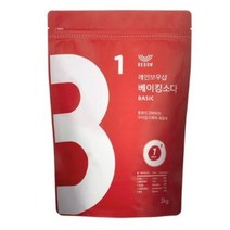 레인보우샵 베이킹소다 베이직, 3kg, 4개