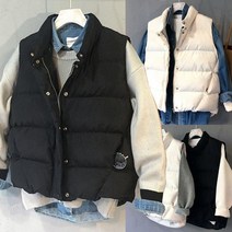 최적가 굿팩토리 남녀공용 DS 쪼끼패딩 2컬러 캐주얼 패딩조끼 숏패딩 가성비 최고구매