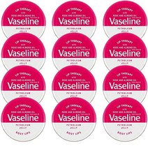 바셀린 립 테라피 립밤 핑크 (20g x12개) Lip Therapy Rosy Lips