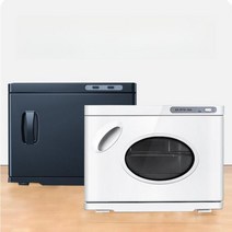 수건 스팀기 타올 마사지샵 살균기 뷰티샵 온장고 찜질수건, 화이트 타원 창 UV기능