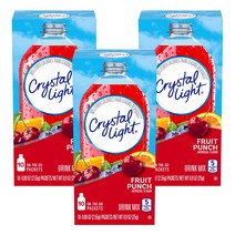 Crystal Light 프루트 펀치 드링크 믹스 10개입, 2.55g, 30개입