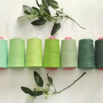 천팜 40수 2합 재봉실 그린 12color, 237 키위그린