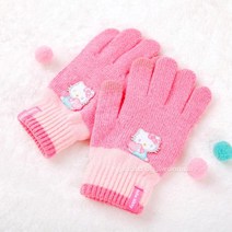 헬로키티 허그하트 터치 니트장갑(주니어 성인)장갑 아동장갑 유아장갑 어린이장갑 겨울장갑 털장갑 니트장갑 손가락장갑 스키장갑 아동스키장갑