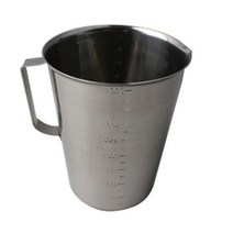 스텐 계량컵 2000cc 베이킹 눈금 요리 이유식 용량컵 비커 강화유리 pyrex 플라스틱 종이컵 컵 비이커, 단품