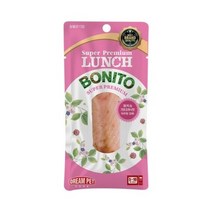 슈퍼 프리미엄 런치 보니또 20g 30개 고양이간식 고양이소세지, 참치 가쓰오부시 핑크