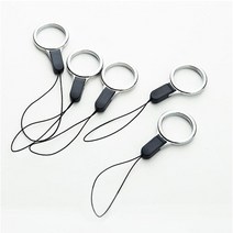 아이엠 DIY 휴대폰고리 8자고무줄 손목 부자재 USB, 1개, [블랙] 5개