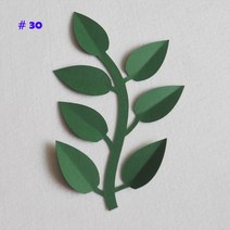 자이언트 플라워 인공 잎 배경 거대한 종이 정글 사파리 웨딩 파티 장식 베이비 샤워 화환 큰 포도 나무, 30 NO 30_01 15CM