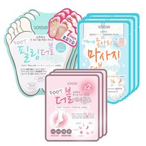 소프리스 필링3+종아리3+풋3 마스크풋케어 실속세트. 도르만스코리아, 단품