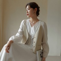 빅사이즈 캐주얼 후드 집업 여성 조끼 베스트 빅사이즈 여성의류 인박카014