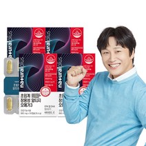 내츄럴플러스 차태현 저온 초임계 장용성 알티지 오메가3 30캡슐 / 혈행 눈건조개선 항산화 비타민D E, 4박스